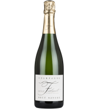 Flasche Champagne Nathalie Falmet Brut Nature Pinot Noir Val Cornet Dosage Zéro